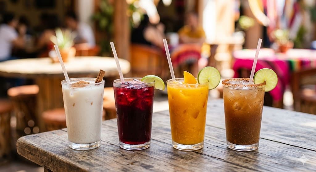 Agua fresca drinks